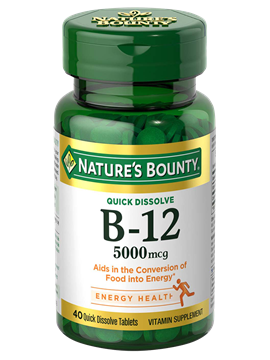 Nature’s Bounty Vitamin B12 5000mcg