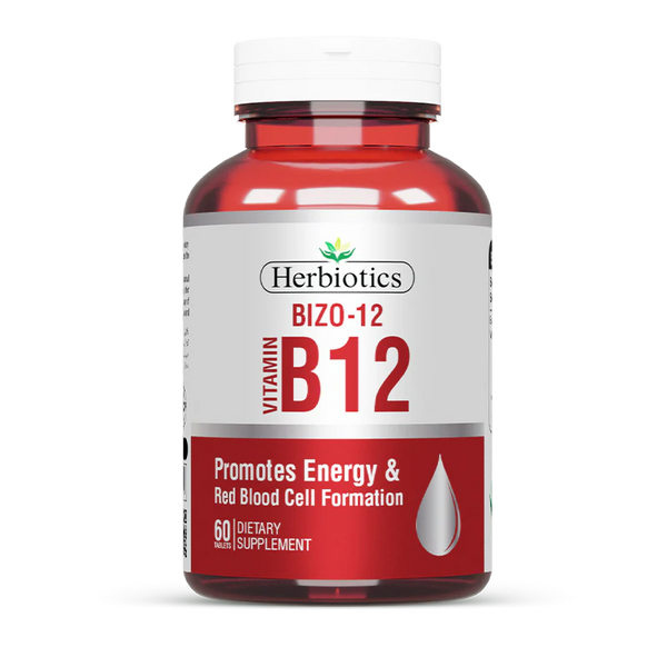 Herbiotics Bizo-12 (Vitamin B12), 60 Ct